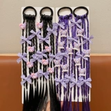 Детский парик Куроми, коса, резинка для волос, резинка для волос с высоким хвостом для девочек, милая и классная резинка для волос для маленькой девочки, повязка на голову