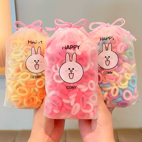 Детская резинка, детское безвредное полотенце, эластичный аксессуар для волос, не повреждает волосы