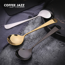 COFFEE JAZZ standard titanium plated stainless steel COFFEE cup spoon SCAA COFFEE tasting spoon COFFEE spoon