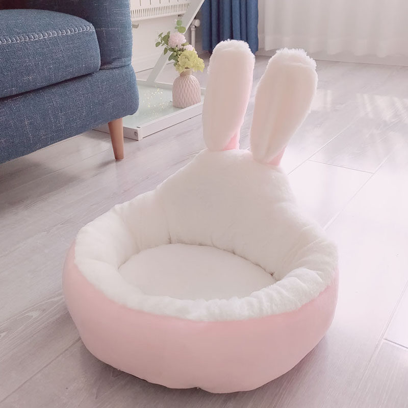 Rabbit Ears Cat Nest Teddy Dog Nest Season Universal Cat House Winter Warm Mini Dog Pet Supplies Deep Sleep