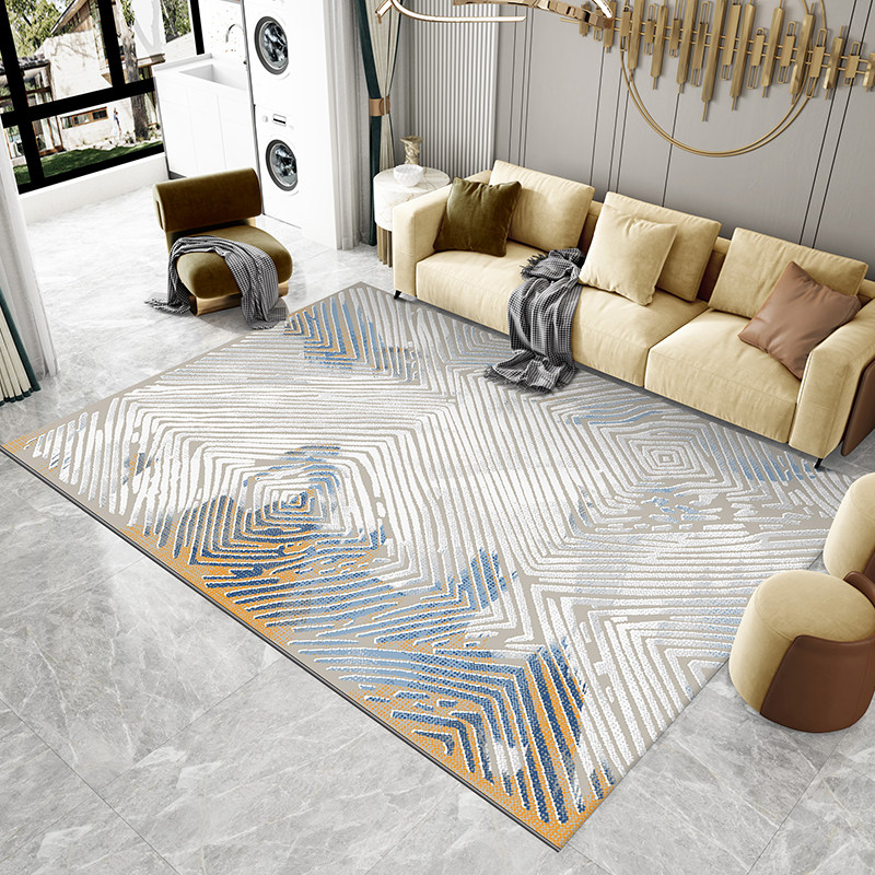 Carpet Living Room Modern Minima Home Light Lavish Sofa Tea Table Blanket Resistant To Dirty Bedroom Bed Front Blanket Abstract Striped Ground Mat