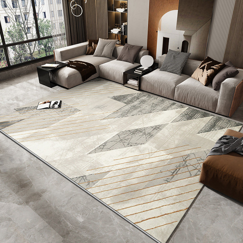Light luxury simple living room tea table carpet post-modern American European sofa carpet home bedroom bed mat