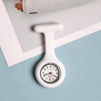 Белая силиконовая булавка, карманные часы