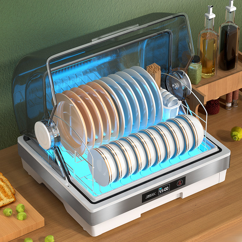 Kitchen Good Lady disinfecting cabinet household small kitchen desktop UV disinfection bowl disinfection bowl cabinet asphalt free