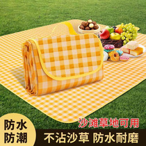 (Make a friend?) Picnic mat moisture-proof cloth outdoor camping portable waterproof thickened picnic beach