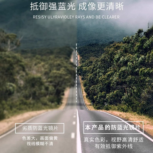 Анти -блюд легкие анти -градиационные очки женские анти -фантастические оптические очки мужские