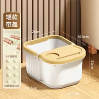 Желтая портативная ручка, 21 см