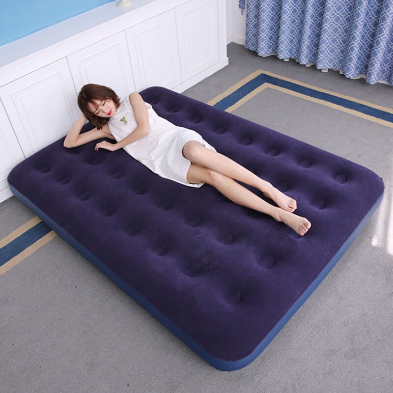 Naria air mattress home inflatable mattress double plus single folding bed cushion thick simple portable nap