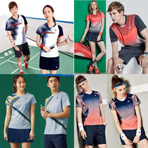  YONEX Yonex new badminton clothes mens and womens suits Short-sleeved tops Tennis quick-drying sportswear