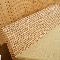 Rattan bed solid wood double 1 8 rattan art large bed rattan woven bed rattan woven double rice bed wedding mat rattan large bed