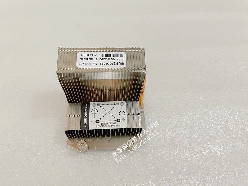Original dress IBM X3300M4 server CPU radiator fins 00D9085 00W2293 spot