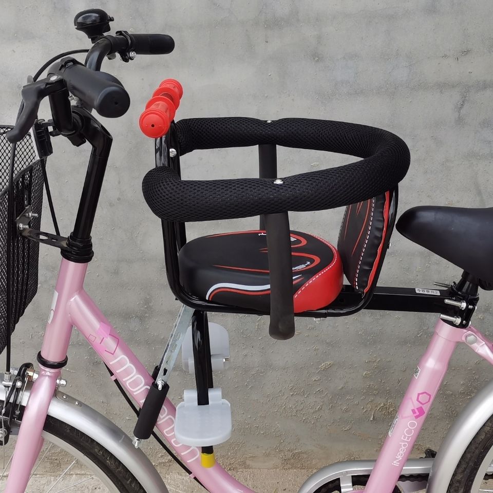 Electric bicycle front quick release seat battery car child safety seat scooter child treasure full circumference stool