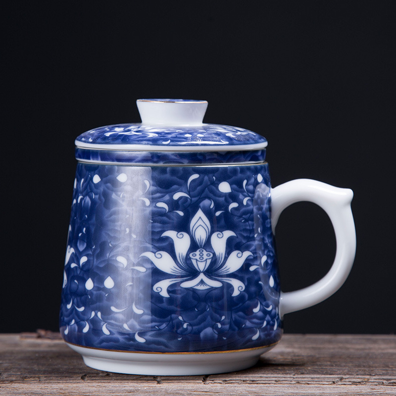 Enamel Silver Cup 999 Fine Silver Health Cup Ceramic Silver