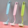 Toilet small brush, gapless cleaning household bathroom artifact, can bend children's toilet elbow wall hanging