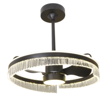 Modern chandelier with fan integrated fan light ceiling fan light living room restaurant simple home dining room dining table fan light