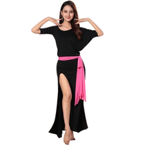Spring and summer belly dance practice clothing dress modal plus size practice clothing oriental dance beginners slimming