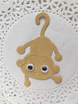 Promotion kindergarten growth book manual diy material bag greeting card photo album scrapbook hand account decoration accessories monkey