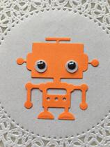 Kindergarten growth book manual diy material bag greeting card photo album scrapbook hand account decoration accessories robot d