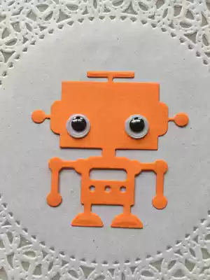 Kindergarten growth Book handmade diy material package greeting card album scrapbook hand account decoration accessories robot D