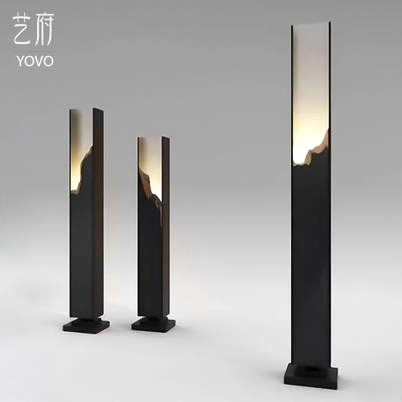 Outdoor Solar Yard lamp New Chinese Waterproof Villa Grass Terrace Lamp Sales center Streetlights Garden View Light