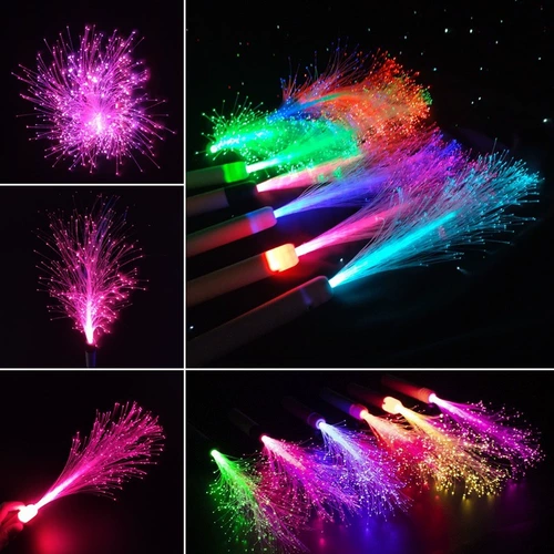 Красочная вспышка светодиодного волокна Strike Baseball Lights Hands Light Light, помогая Weili Pruder Fiber Fiber Lantern KTV