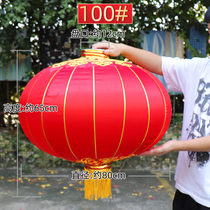 100cm New Years lantern Lantern Outdoor Decoration Lantern Mall Supermarket Outdoor Waterproof Large Red Lantern Hanging Decoration