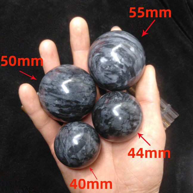  Ball Bearing Massage Ball Hand Rolling Ball Finger Palm Exercise Ball Hand Active player Play a pair of hands on hand to turn