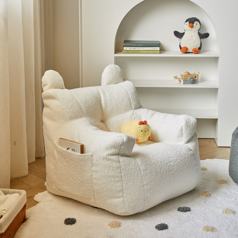 Creative Cartoon Little Bear Lamb Lamb Sofa Cute Designer Household Bedroom Living Room Small Domestic Slazy Sofa Chair