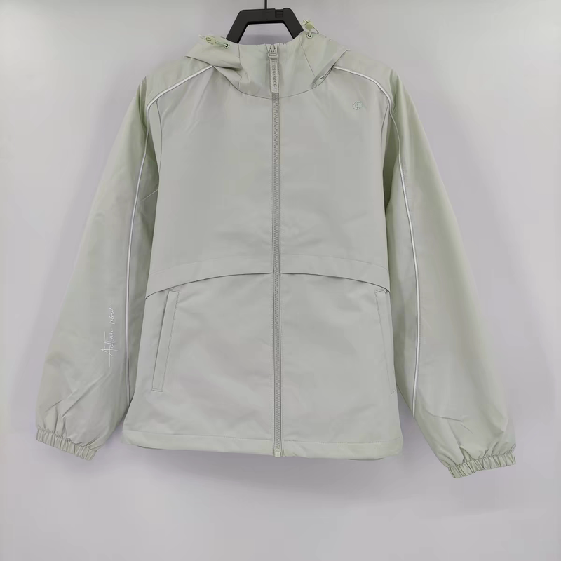 Woven Trench Coat Qdffd2261205 Women's 2026 Spring New Sportswear Hooded Jacket 2251067
