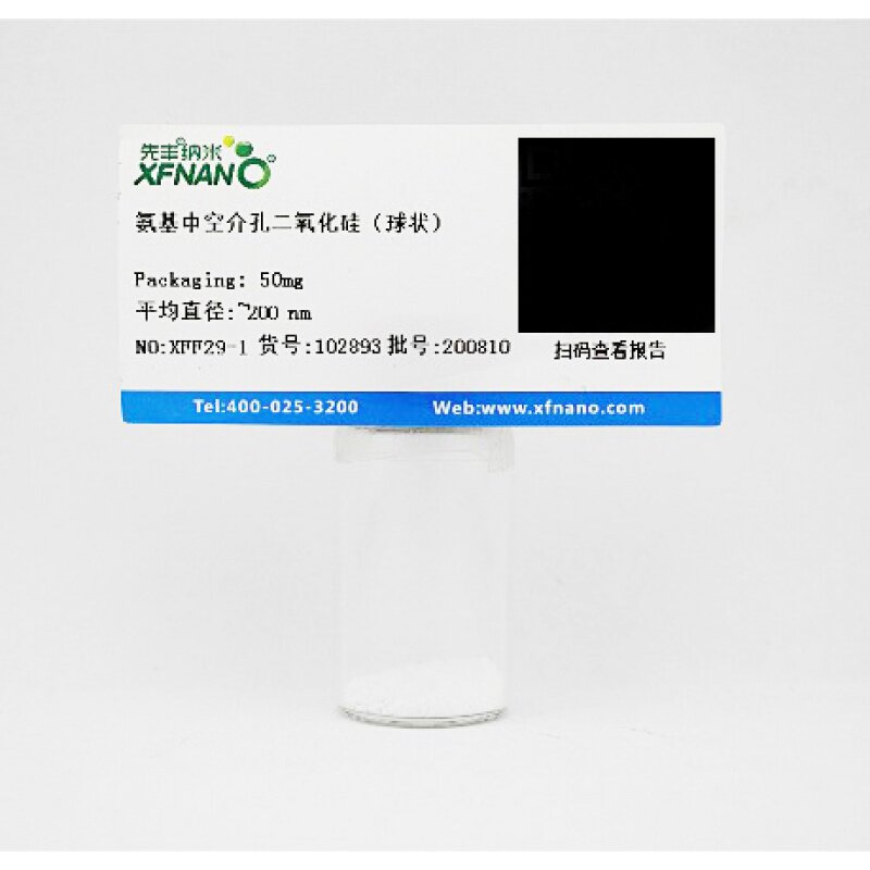 先丰纳米 氨基中空介孔二氧化硅（球状） XFF29-1