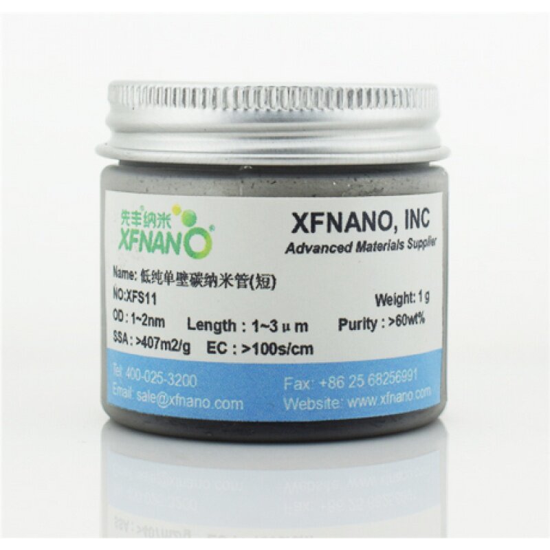 先丰纳米xfnano低纯单壁碳纳米管(短) XFS11