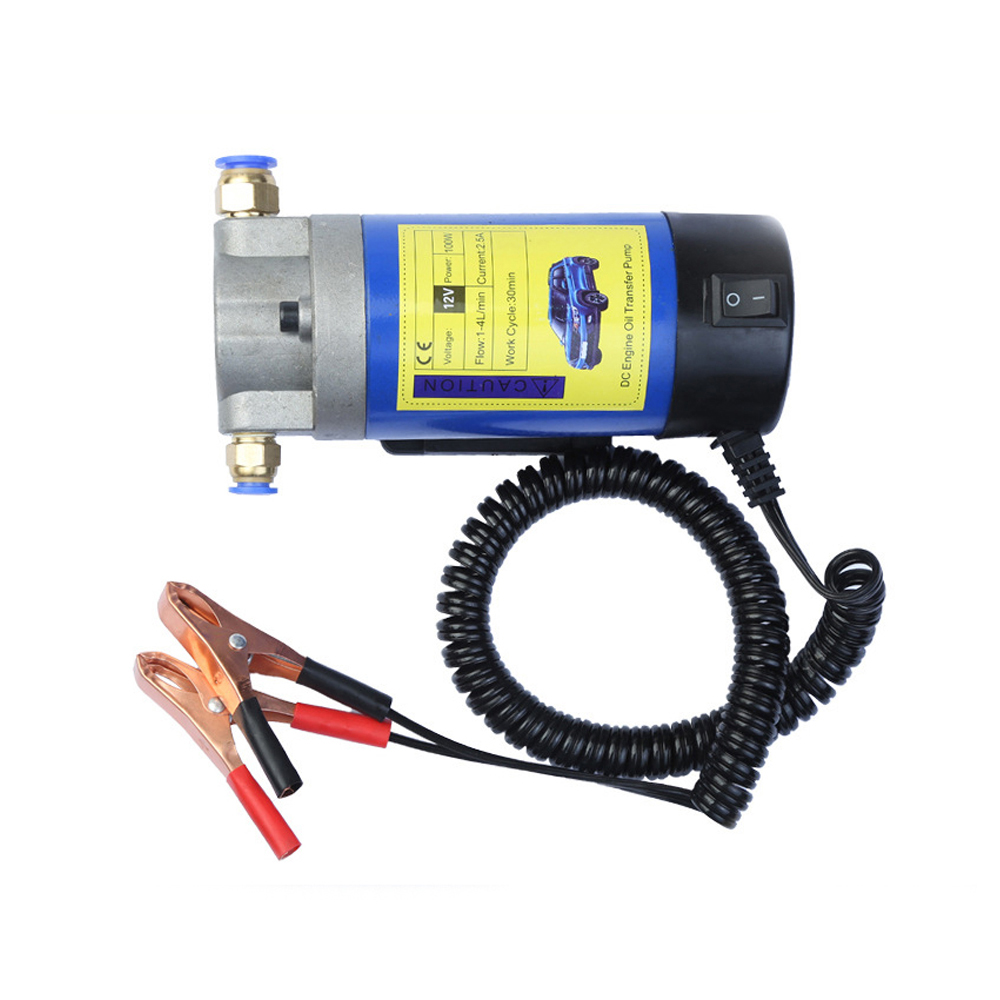 12V Portable Oil Transfer Pump Extractor Fluid Suction 