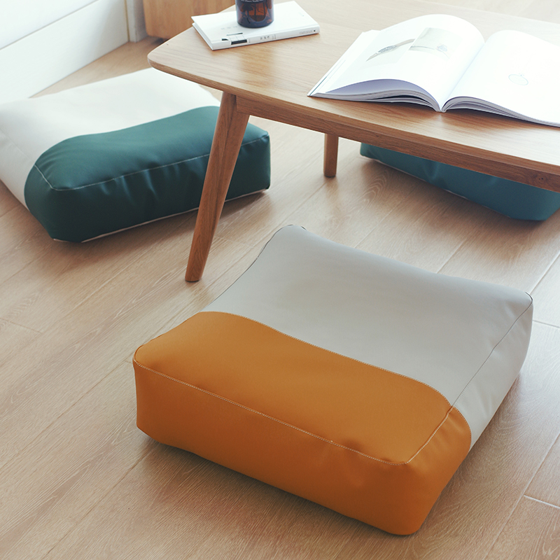 Futon Leather Cushion on The Floor Cushion Nordic Japanese