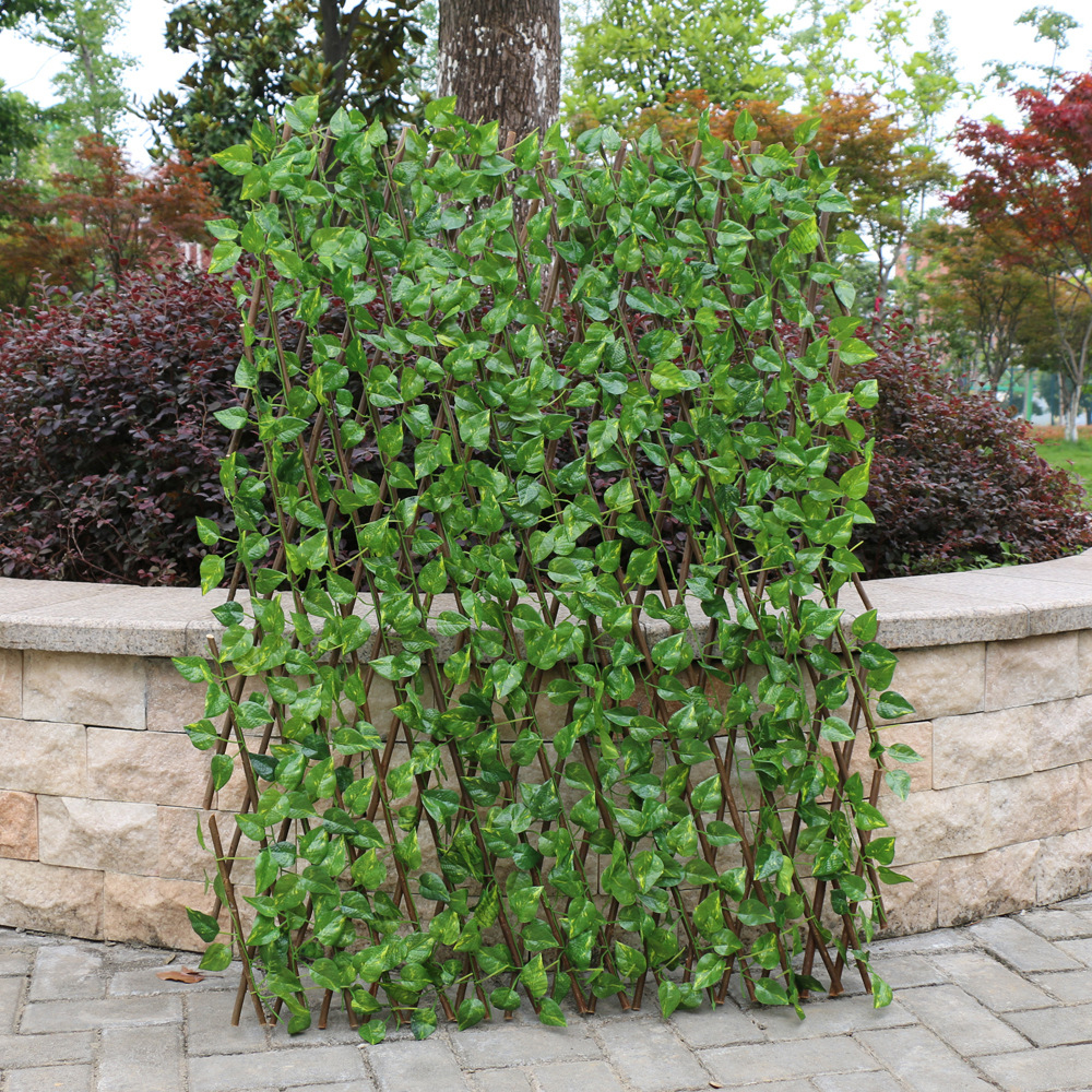 Expandable Faux Ivy Privacy Fence Home Retractable