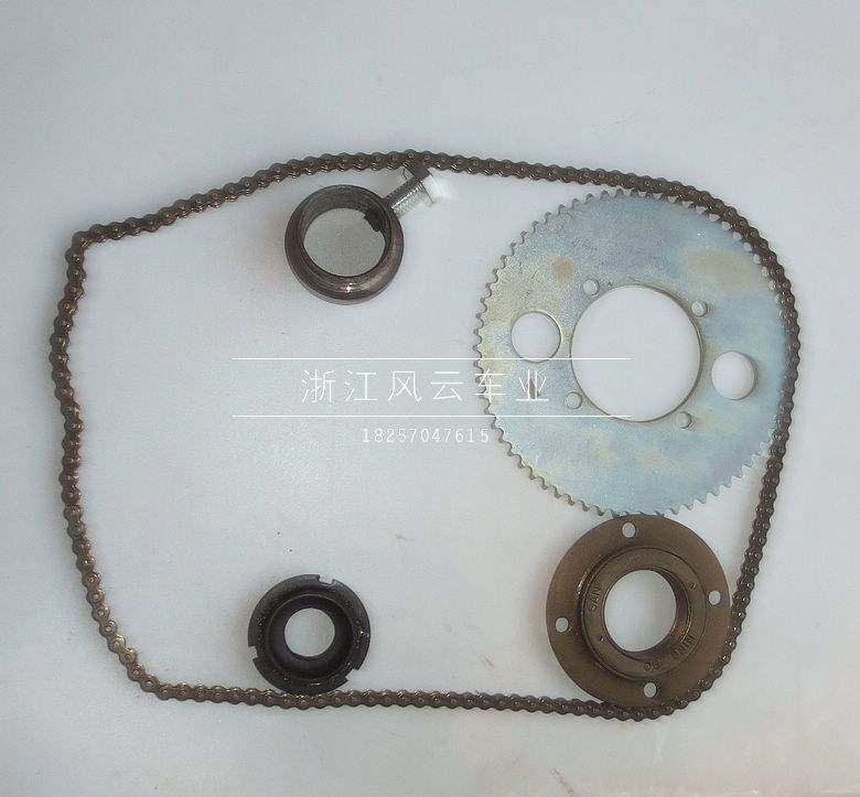 49cc Engine Retrofit Bike Electric Car Chain Gear Without Teeth flywheel with connector Transmission kit