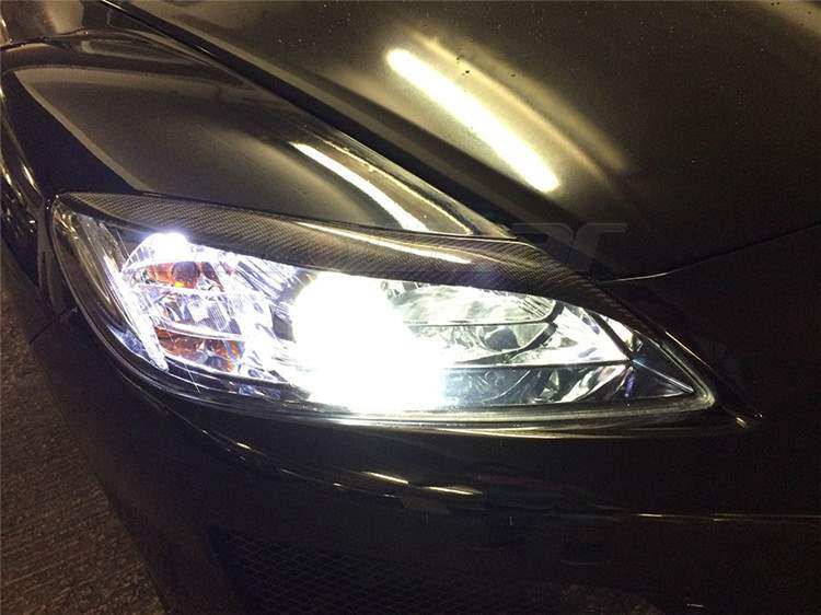 09 to 12 Mazda rx8 modified carbon fiber eyebrow New rx 8 headlamp special decorative eyebrow paste