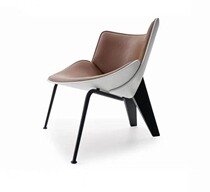 Nordic creative light luxury FRP cafe personality lounge chair sales office model room design VIP reception chair