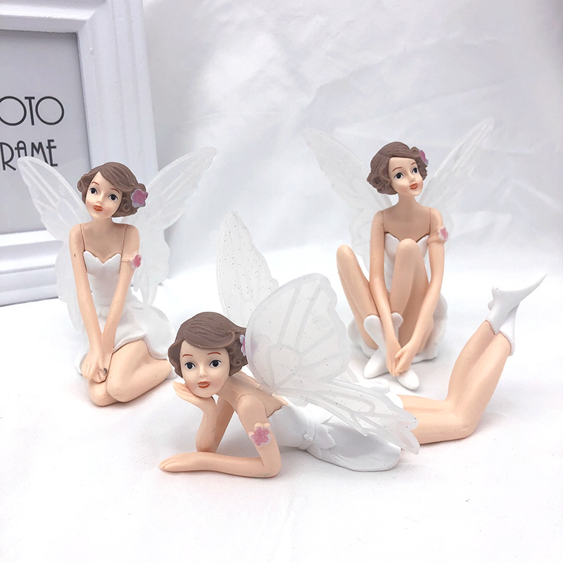 Flower Fairy Cake Decoration Swing Piece Nets Red Children Girl Princess Beauty Girl Angel Doll Birthday Baking Plugin-Taobao