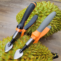 Lanmei Sub-rouvert durian Divine Instrumental Peel Durian Pliers ouverts avec durian outil pickpocketing avec pinces à fruits durian couteau