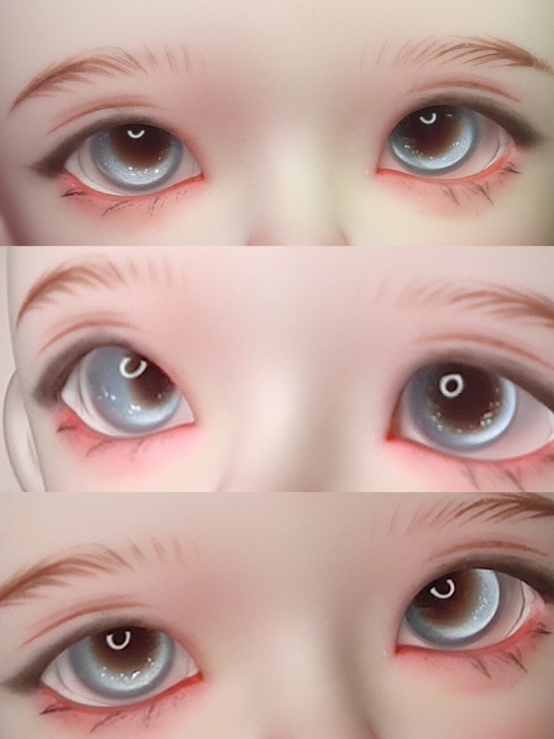 [Price for 3 Pairs/Free Shipping] BJD Doll Eyes Plaster Glass-like Eyes 6mm 4mm 3mm Male/Anti-yellowing Transparent High-clarity Product view