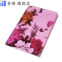 Old-fashioned bright light single national old coarse cloth printed sheets folk light cotton nostalgic wedding single cotton cotton