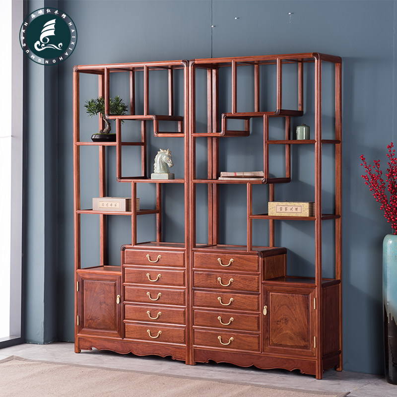 Straits Sensaku New Chinese Desk State Tender Red Wood Chicken Wings wood minimalist Writing Desk Solid Wood Desk 