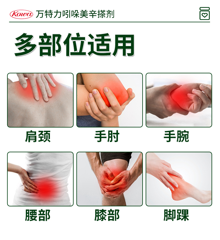 【中國直郵】萬特力 吲哚美辛搽劑 腱鞘炎 網球肘 肩周炎 肩頸疼痛 消炎止痛 45g/盒