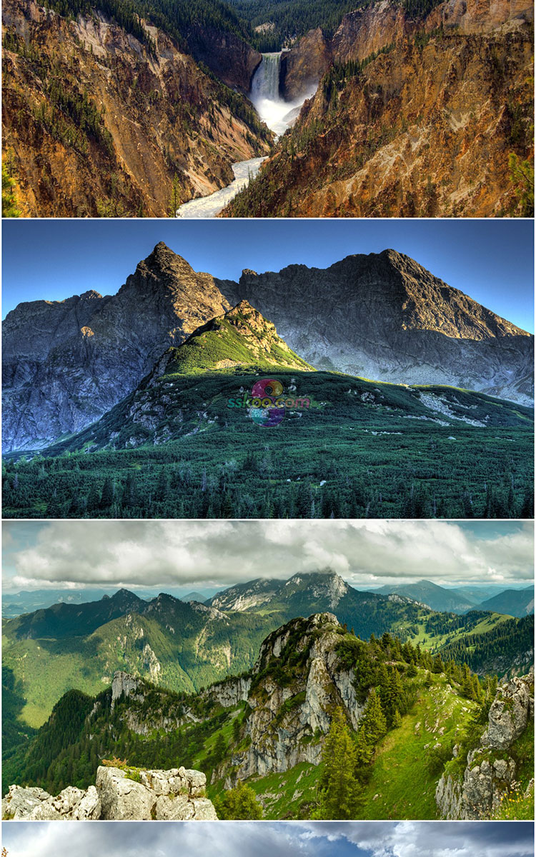 高清山川河流高山流水壮丽山河摄影集自然风景照片图片图库素材插图6