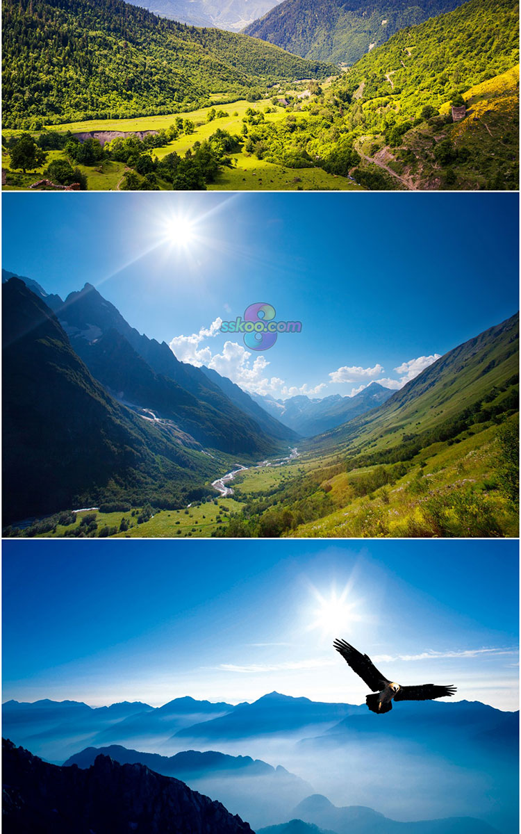 高清山川河流高山流水壮丽山河摄影集自然风景照片图片图库素材插图4