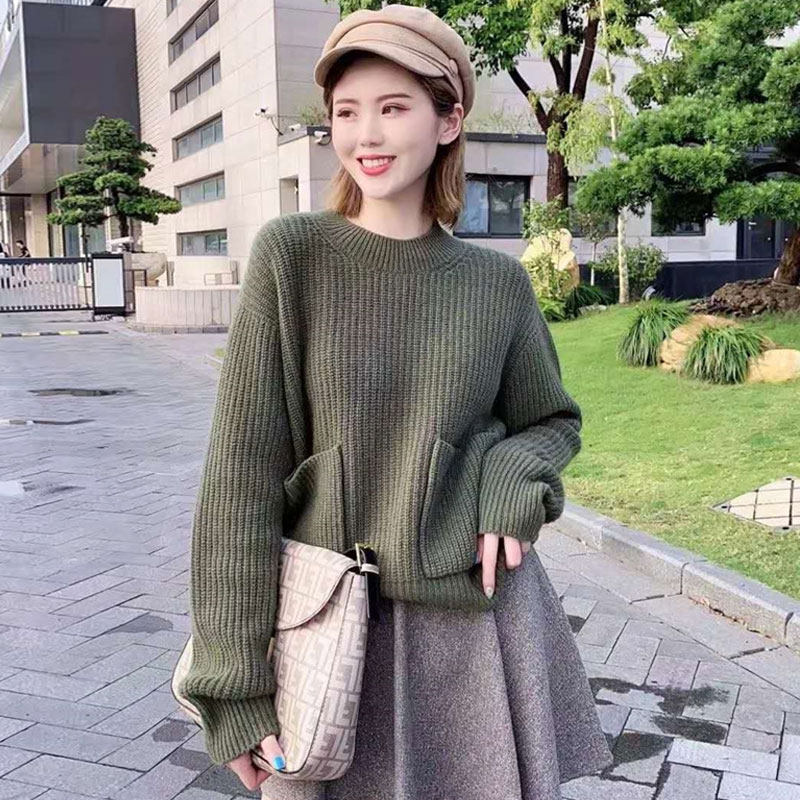 Year Amashxinte 2022 Spring and Autumn New Counter Women's Loose Pullover Cashmere Thickened Sweater Women
