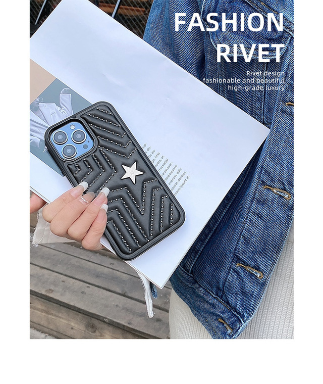 KASO Rivet Star New High End Premium – High Quality 15, 14, 13, 12 iPhone Case