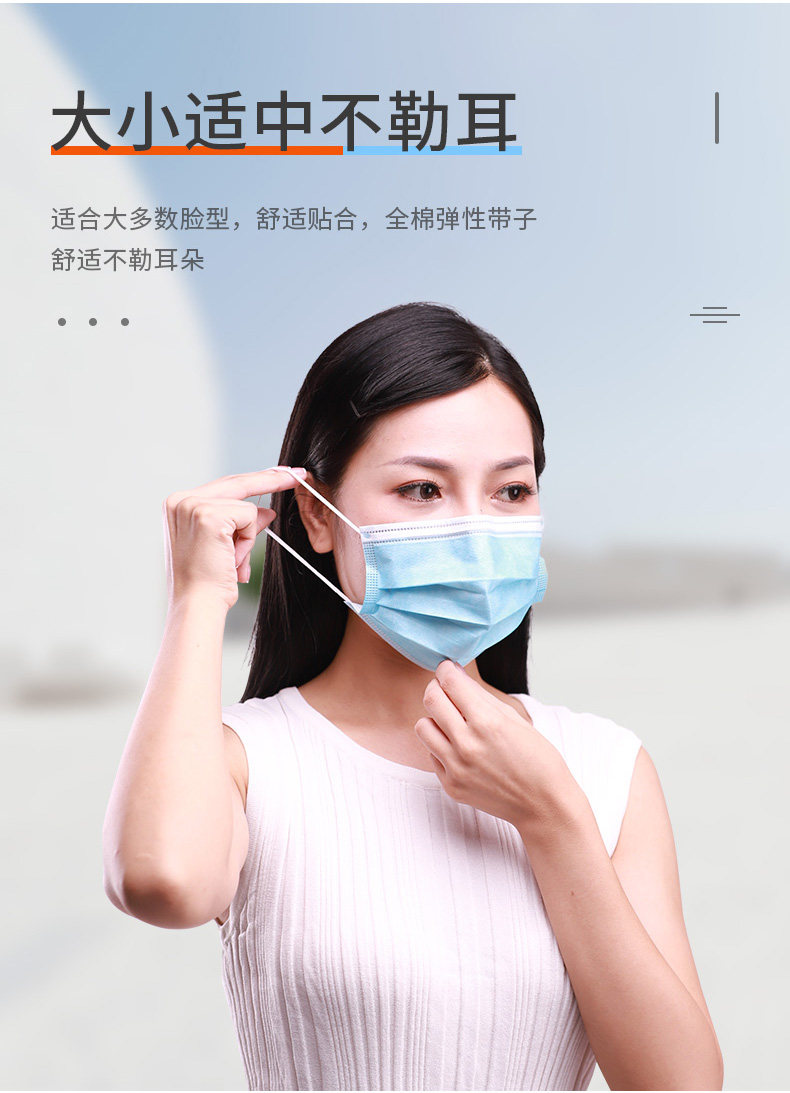 阿里健康 掌护一次性使用医用口罩100支 图7