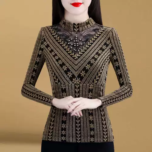 Зимняя модная рубашка, удерживающий тепло лонгслив, в западном стиле