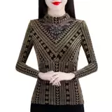 Зимняя модная рубашка, удерживающий тепло лонгслив, в западном стиле